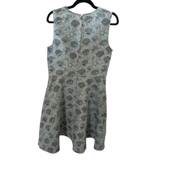 NWT Tori Richard Under Boardwalk Franchesca dress seashells blue sz 8 $295 tag - Picture 7 of 7